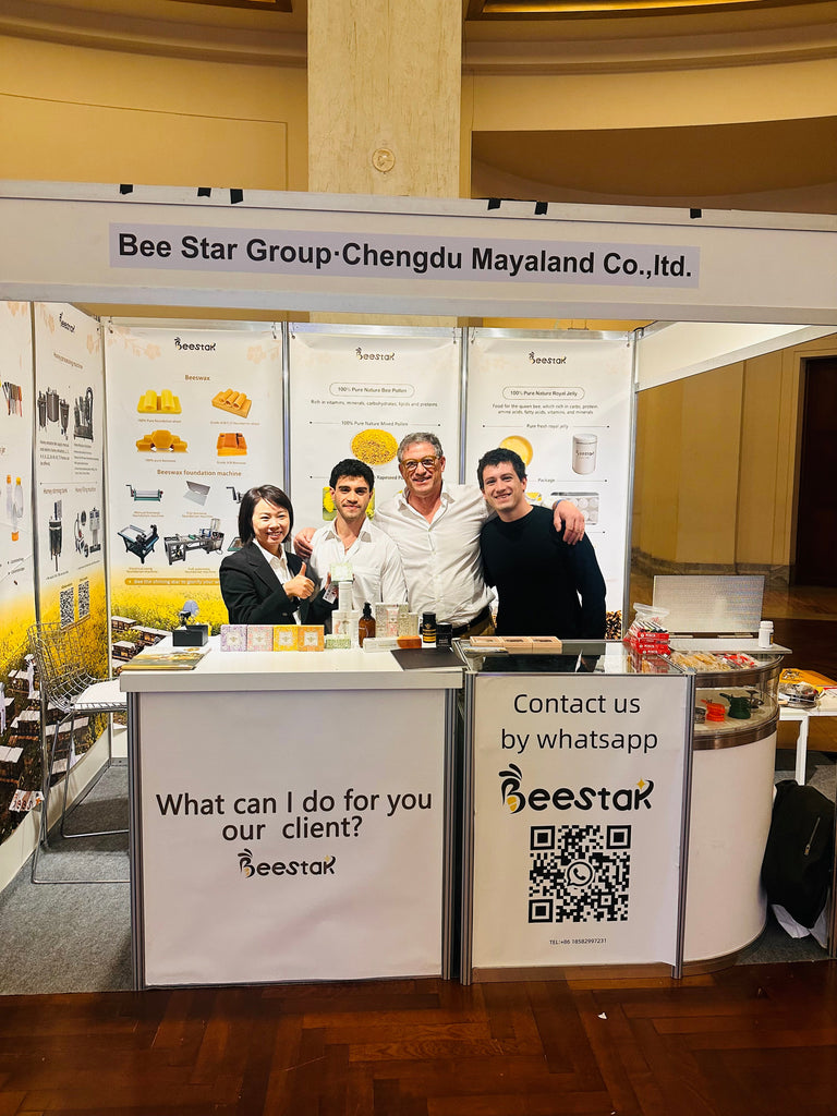 Bee Star Completes Booth Setup for Argentina’s FILAPI Apiculture Congress