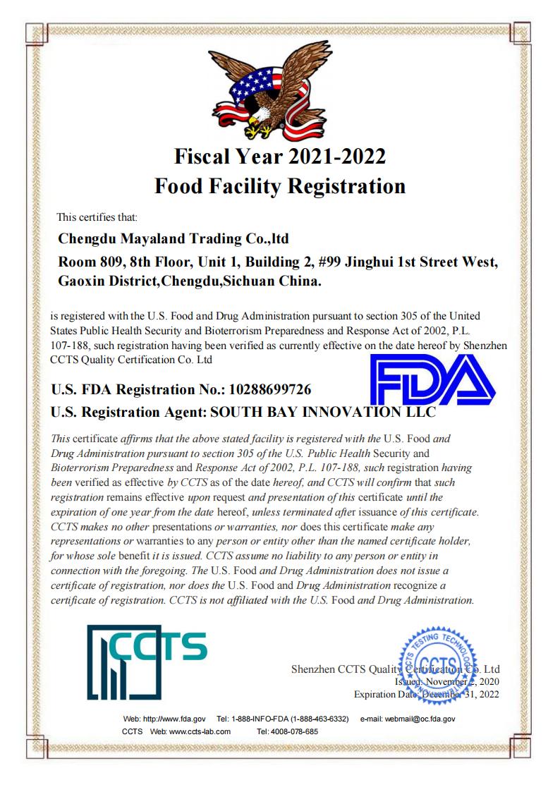 Chengdu Mayaland Trading Co., Ltd.